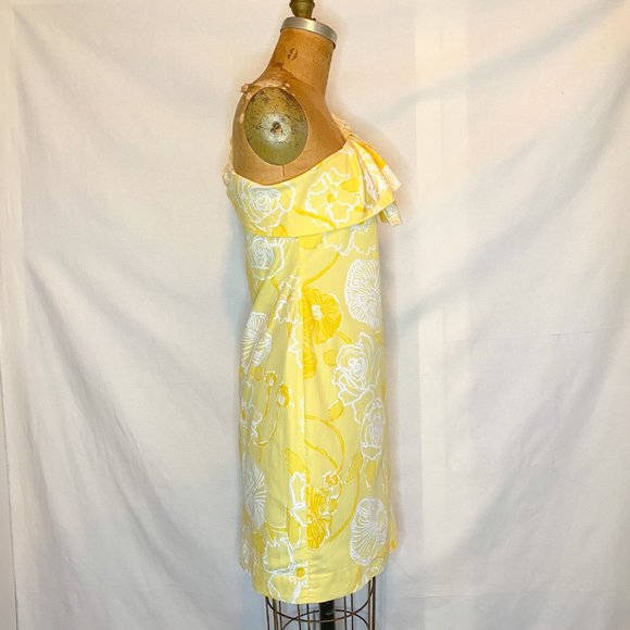 Lilly Pulitzer Sandra One Shoulder Ruffle Mini Dress - Picture 5 of 9